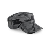 Beechfield Men's Camo Army Cap in Dark Grey Beechfield Dark Grey One Size