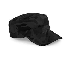Beechfield Men's Camouflage Army Cap Headwear in Black Beechfield Black One Size