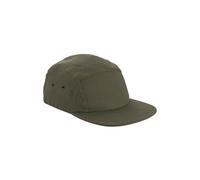Beechfield Men's Canvas 5 Panel Baseball Cap in Olive Beechfield Olive One Size