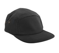 Beechfield Men's Canvas 5 Panel Classic Baseball Cap Pack of 2 in Black Beechfield Black One Size