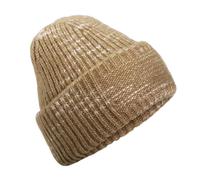 Beechfield Men's Chunky Knitted Beanie in Medium Beige Beechfield Medium Beige One Size