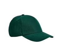 Beechfield Men's Classic Cotton 5 Panel Baseball Cap in Bottle Green Beechfield Bottle Green One Size