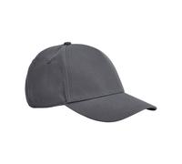 Beechfield Men's Classic Cotton 5 Panel Baseball Cap in Mid Grey Beechfield Mid Grey One Size