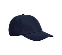 Beechfield Men's Classic Cotton Panelled Cap in Navy Beechfield Navy One Size