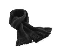 Beechfield Men's Classic Knitted Scarf in Black Beechfield Black One Size