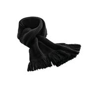 Beechfield Men's Classic Knitted Winter Scarf in Black Beechfield Black One Size