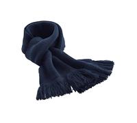 Beechfield Men's Classic Knitted Winter Scarf in Navy Beechfield Navy One Size