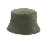 Beechfield Men's Classic Reversible Bucket Hat in Dark Olive | Size: S/M Beechfield Dark Olive S/M