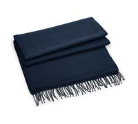 Beechfield Men's Classic Woven Oversized Scarf in Navy Beechfield Navy One Size