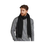 Beechfield Men's Classic Woven Scarf in Black Beechfield Black One Size