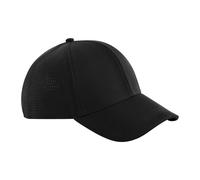 Beechfield Men's Club Contrast Detail Baseball Cap in Black Beechfield Black One Size