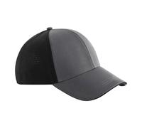 Beechfield Men's Club Contrast Detail Baseball Cap in Grey Beechfield Grey One Size