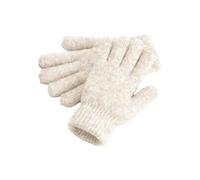 Beechfield Men's Cosy Ribbed Cuff Gloves in Beige Beechfield Beige One Size