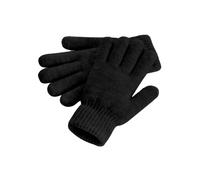 Beechfield Men's Cosy Ribbed Cuff Gloves in Black Beechfield Black One Size