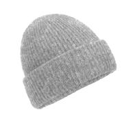 Beechfield Men's Cosy Ribbed Marl Beanie in Grey Beechfield Grey One Size