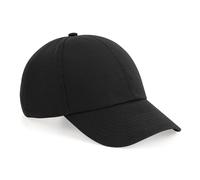 Beechfield Men's Cotton 6-panel Cap in Black Beechfield Black One Size