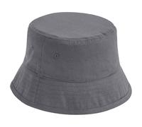 Beechfield Men's Cotton Bucket Hat in Mid Grey | Size: Large/XL Beechfield Mid Grey L/XL