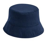 Beechfield Men's Cotton Bucket Hat in Navy | Size: S/M Beechfield Navy S/M