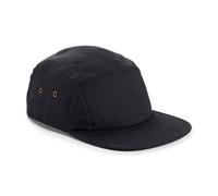 Beechfield Men's Cotton Canvas Baseball Cap in Black Beechfield Black One Size