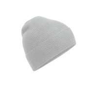 Beechfield Men's Cotton Fine Knit Beanie in Light Grey Beechfield Light Grey One Size