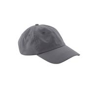 Beechfield Men's Cotton Panelled Baseball Cap in Dark Grey Beechfield Dark Grey One Size