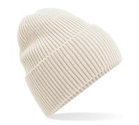 Beechfield Men's Cuffed Oversized Beanie in Beige Beechfield Beige One Size