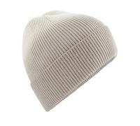 Beechfield Men's Dip Dye Beanie in Natural Beechfield Natural One Size