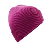 Beechfield Men's Dip Dye Beanie in Pink Beechfield Pink One Size