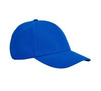Beechfield Men's EarthAware 5 Panel Cotton Baseball Cap in Royal Beechfield Royal One Size