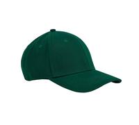 Beechfield Men's EarthAware 6 Panel Cotton Baseball Cap in Bottle Green Beechfield Bottle Green One Size