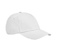 Beechfield Men's EarthAware Classic 5 Panel Cotton Baseball Cap in White Beechfield White One Size