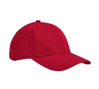 Beechfield Men's EarthAware Classic 6 Panel Baseball Cap in Red Beechfield Red One Size