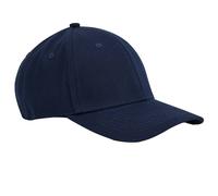 Beechfield Men's EarthAware Classic 6 Panel Cotton Sandwich Peak Baseball Cap in Navy Beechfield Navy One Size