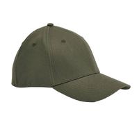 Beechfield Men's EarthAware Cotton Stretch Baseball Cap in Dark Olive | Size: Large/XL Beechfield Dark Olive L/XL