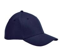 Beechfield Men's EarthAware Cotton Stretch Baseball Cap in Navy | Size: Large/XL Beechfield Navy L/XL