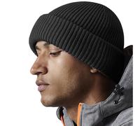 Beechfield Men's Elements Wind Resistant Beanie One Size in Black Beechfield Black One Size