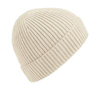 Beechfield Men's Engineered Knit Ribbed Beanie One Size in Beige Beechfield Beige One Size