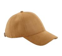 Beechfield Men's Faux Suede 6 Panel Cap in Light Brown Beechfield Light Brown One Size