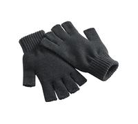Beechfield Men's Fingerless Gloves in Black | Size: Large/XL Beechfield Black L/XL