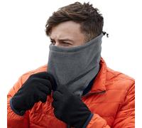 Beechfield Men's Fleece Snood in Dark Grey Beechfield Dark Grey One Size