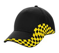 Beechfield Men's Grand Prix Baseball Cap in Black Beechfield Black One Size