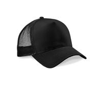 Beechfield Men's Half Mesh Cap Black/Black Amazon
