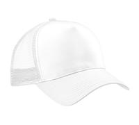 Beechfield Mens Half Mesh Trucker Cap / Headwear (Pack of 2) RW6695