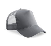 Beechfield Mens Half Mesh Trucker Cap / Headwear (Pack of 2) RW6695