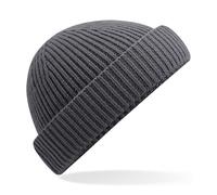 Beechfield Men's Harbour Beanie in Mid Grey Beechfield Mid Grey One Size