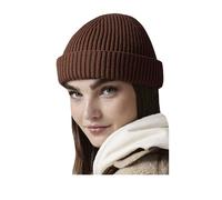 Beechfield Men's Harbour Beanie One Size in Brown Beechfield Brown One Size