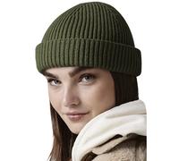 Beechfield Men's Harbour Beanie One Size in Olive Beechfield Olive One Size