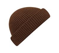 Beechfield Men's Harbour Fisherman Beanie in Brown Beechfield Brown One Size