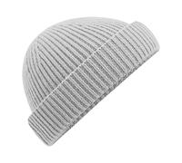 Beechfield Men's Harbour Fisherman Beanie in Light Grey Beechfield Light Grey One Size