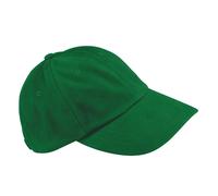 Beechfield Men's Heavy Brushed Cotton Low Profile Cap in Green Beechfield Green One Size